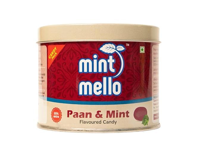 CandyVille MintMello Paan & Mint Candy Tin 340g | Pan Candy