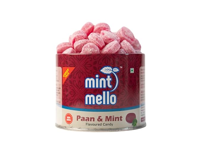 CandyVille MintMello Paan & Mint Candy Tin 340g | Pan Candy