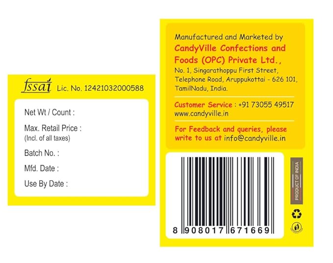 CandyVille FrootPop Lollipops - Assorted Fruit Flavoured Lollipops Jar 50 Pieces (600g)