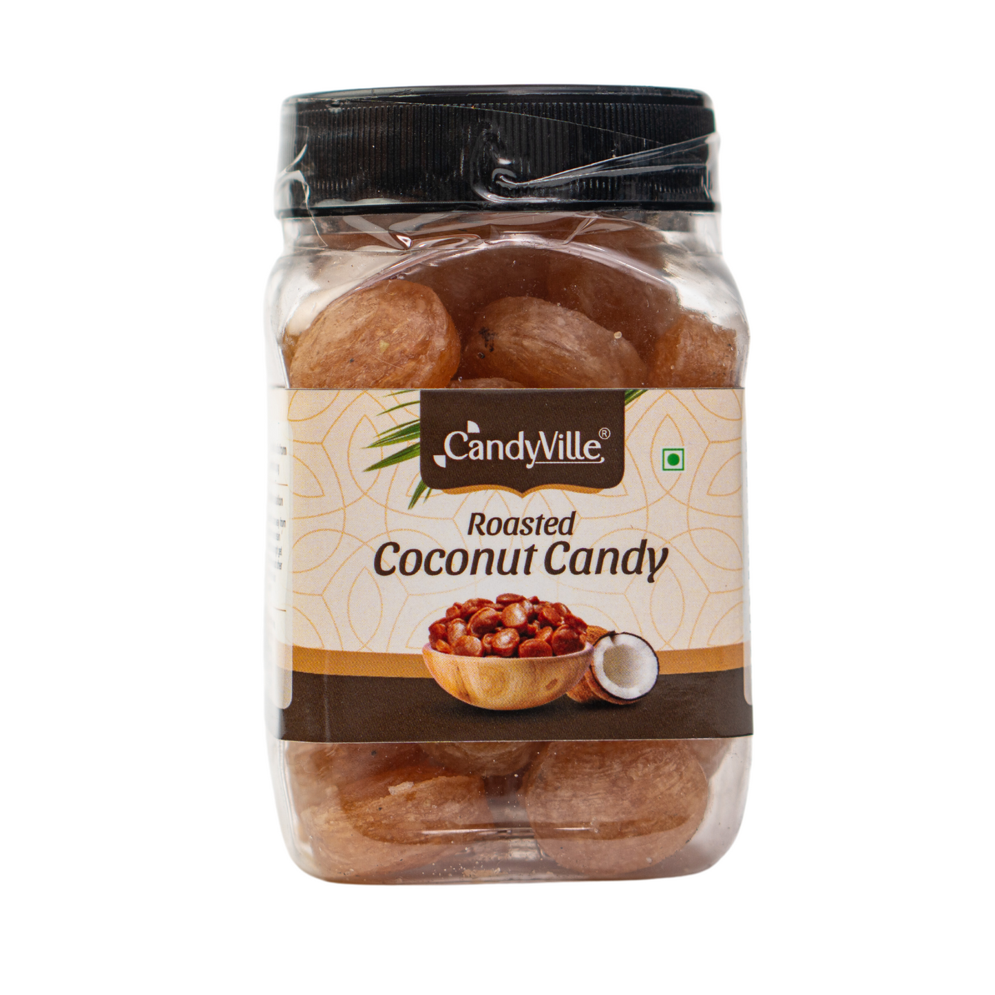 CandyVille Roasted Coconut Candy Jar - Wholesale Box of 12
