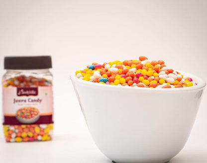 CandyVille Mukhwas Jeera Candy - Sugar Coated Jeera - Seeraga Mittai 600g (150g x 4 units)