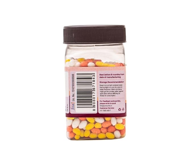 CandyVille Mukhwas Jeera Candy / Seeraga Mittai 150g Jar - Wholesale Box of 12