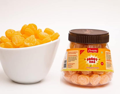 CandyVille FrootFab Pineapple Candy Jar 400g