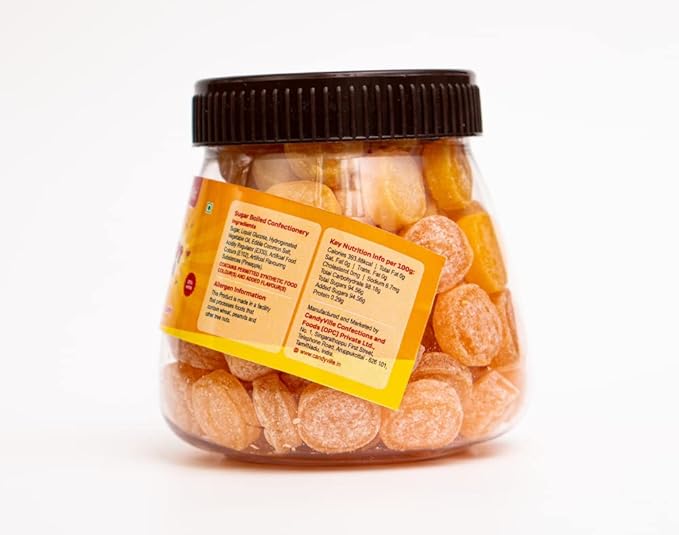 CandyVille FrootFab Pineapple Candy Jar 400g
