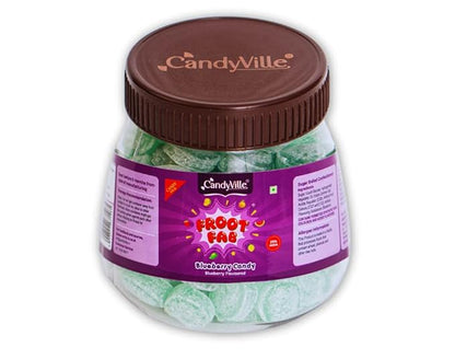 CandyVille FrootFab Blueberry Candy Jar 400g