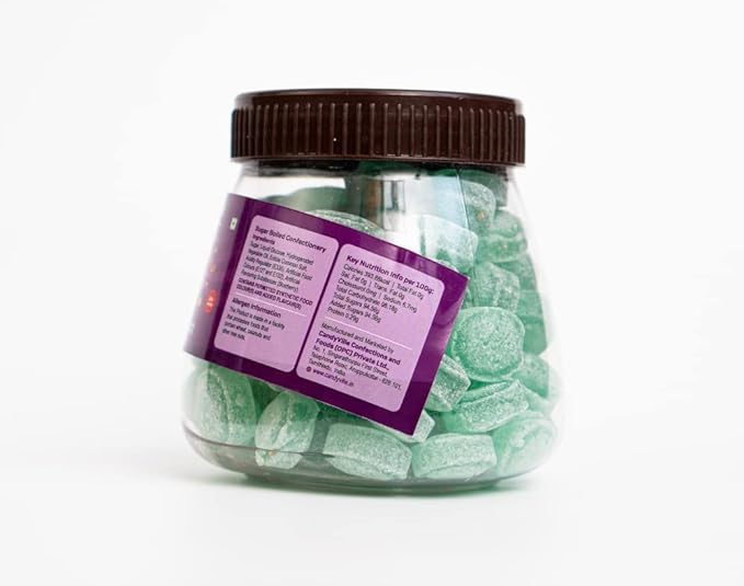 CandyVille FrootFab Blueberry Candy Jar 400g