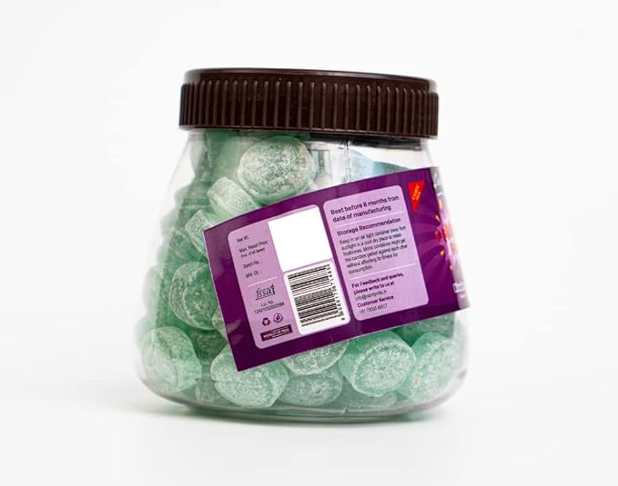 CandyVille FrootFab Blueberry Candy Jar 400g