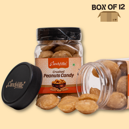 CandyVille Crushed Peanuts Candy Jar - Wholesale Box of 12