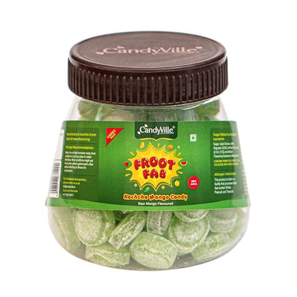 CandyVille FrootFab Kaccha Mango Candy Jar 400g