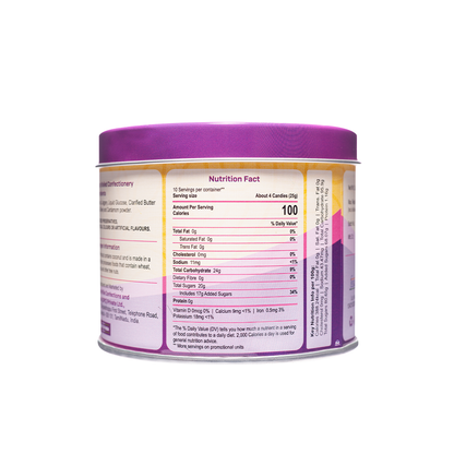 CandyVille Kamarkattu / Kamarkat / Kalkona Coconut & Jaggery Candy Tin 340g | Made with Jaggery